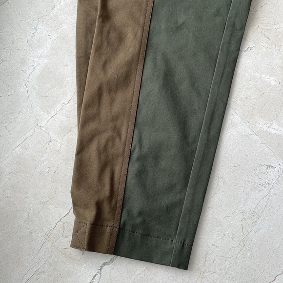 NWT DEREK LAM 10 CROSBY 2 TONE UTILITY PANTS - Picture 2 of 8